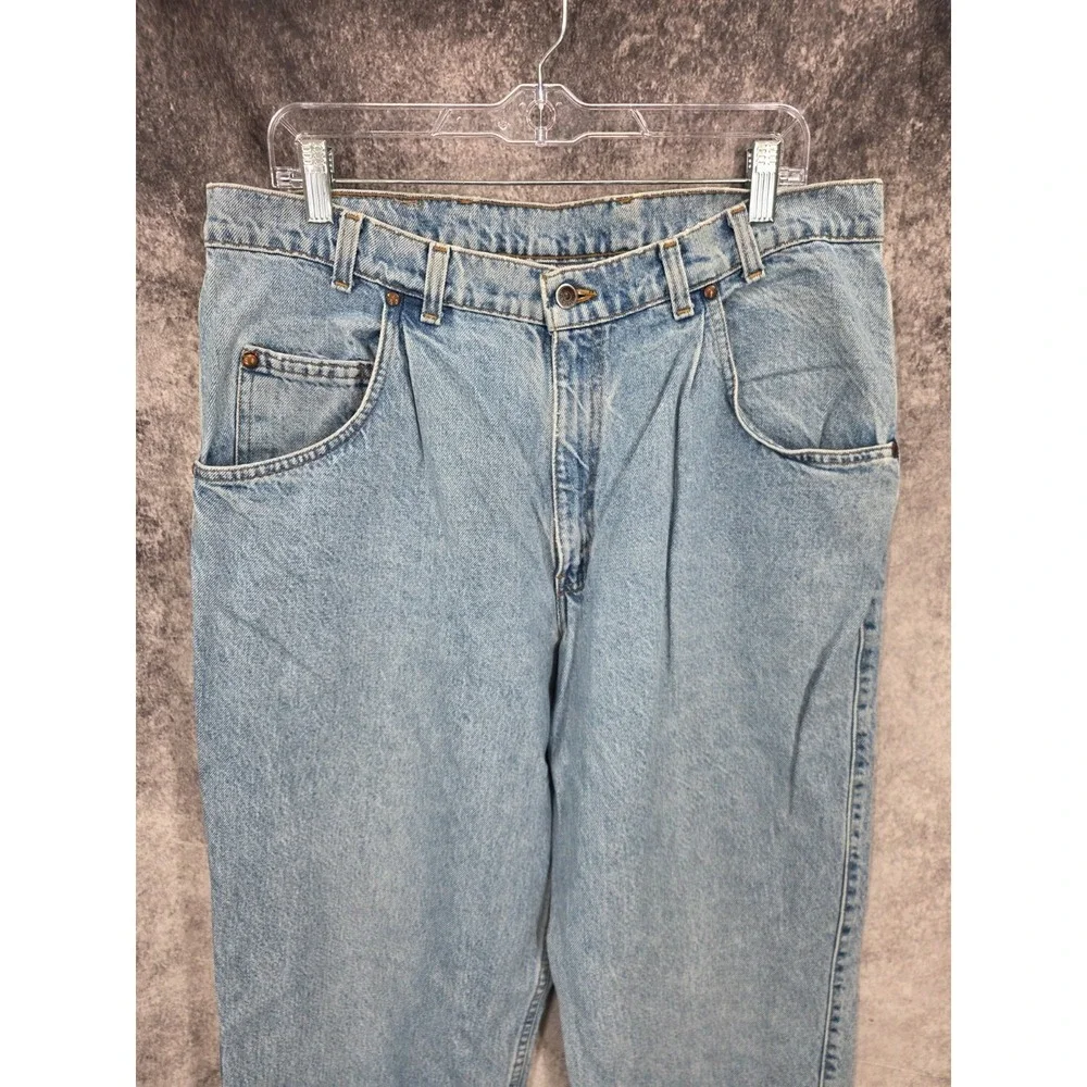 Vintage 90s Levi's 880 Jeans Men 36 X36 Blue Straight Lightwash USA Tag 38x36